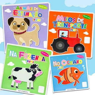 Coleção Livro Infantil Com Movimentos Pop-up 3D | Leitura Interativa Para Crianças Presente Divertido em Oferta na Shopee