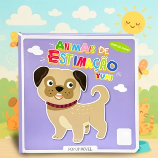Livro Infantil Com Movimentos Pop-up Animais de Estimação 3D | Leitura Interativa Para Crianças Presente Divertido em Oferta na Shopee