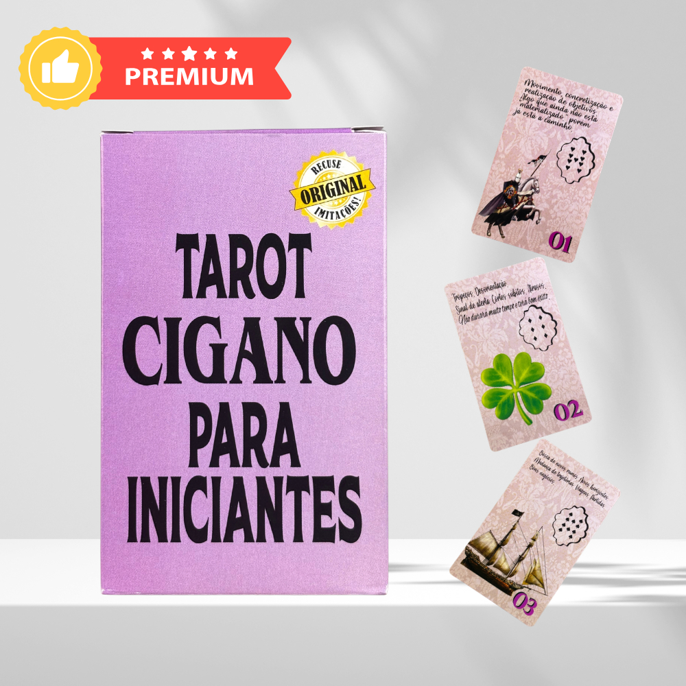 Baralho Tarot Cigano Para Iniciantes 36 Cartas C/ Significados | Shopee ...