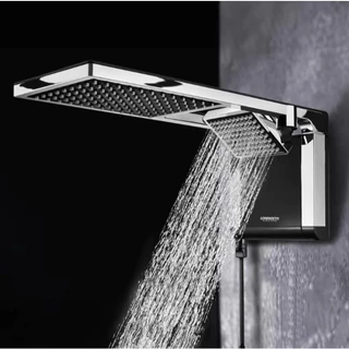 Chuveiro Lorenzetti Acqua Duo Multi Temperatura Preto/Cromado 7800W em Oferta na Shopee