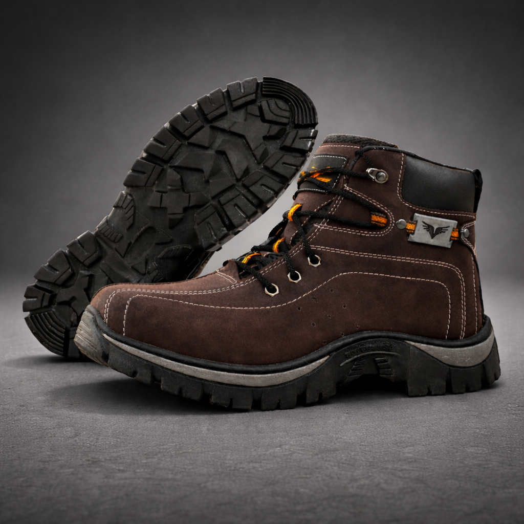 Bota Masculina Trabalho Coturno Confortavel Resistente Palmilha Ortopedica