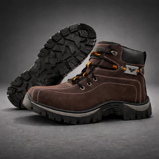 Bota Masculina Trabalho Coturno Confortavel Resistente Palmilha Ortopedica