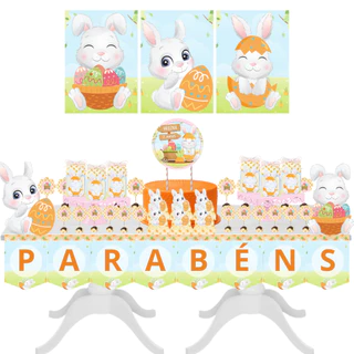 KIT FESTA COELHINHO DA PÁSCOA|PASCOA PERSONALIZADO SÓ UM BOLINHO|MÊSVERSÁRIO ANIVERSÁRIO|100|50|30 ITENS|LEMBRANCINHA em Oferta na Shopee