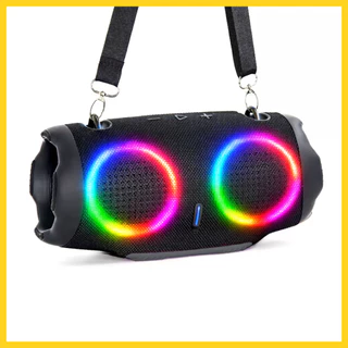 Caixa de Som Bluetooth 50W Portátil com Entrada Aux USB Pendrive Cartão SD e Rádio FM em Oferta na Shopee