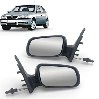 Retrovisor Gol Parati G3 G4 99/14 Com Controle 4 Portas em Oferta na Shopee