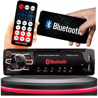 Rádio Som Automotivo Mp3 1 Din Bluetooth 2 USB Rca Auxiliar Carro Universal em Oferta na Shopee