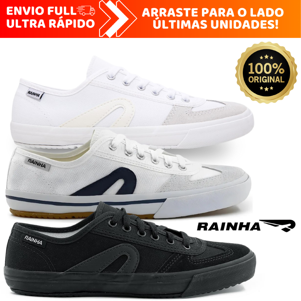 149 Tênis Rainha 100% Original VL 2500 Vulcanizado Futsal Capoeira