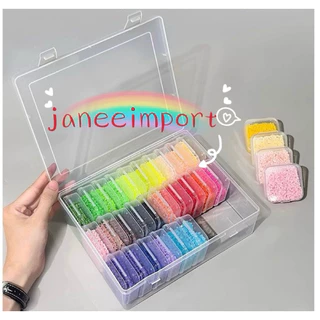 Mini Caixa Organizadora com 20 /30 potinhos. Organizador para acessórios, miçangas e itens em geral  multiuso em Oferta na Shopee