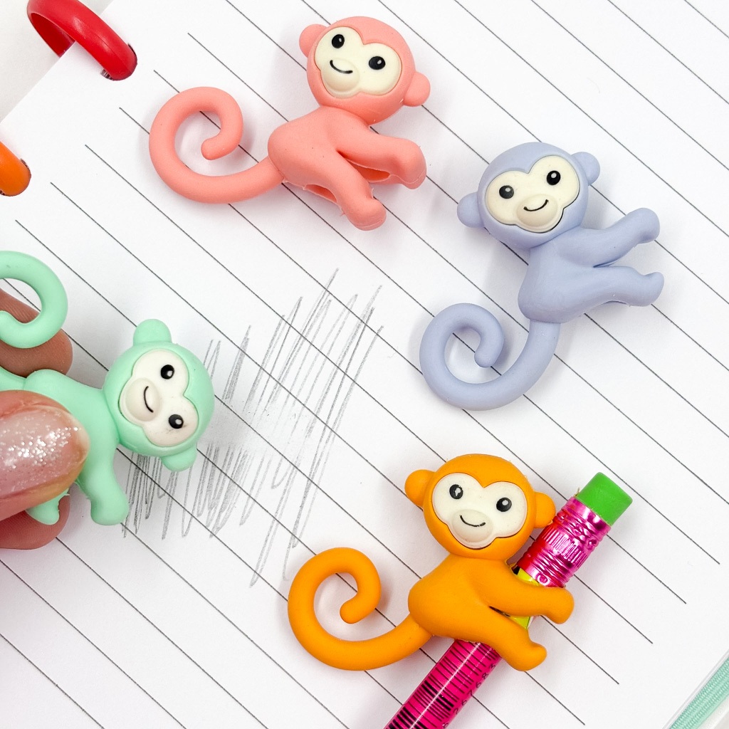 Borracha Fofa 3D Ponteira Macaco | Shopee Brasil