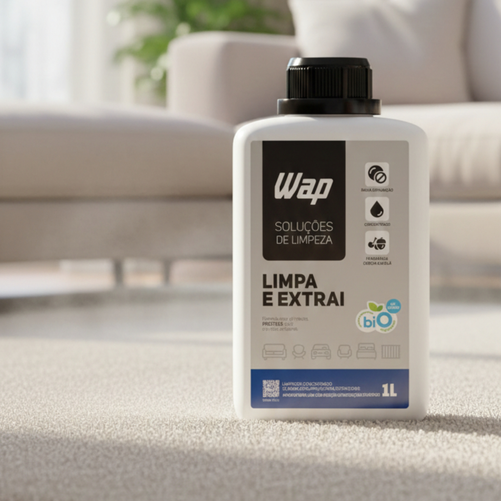 Detergente para Extratora 1L Limpeza Profunda Carpetes Estofados Banco ...