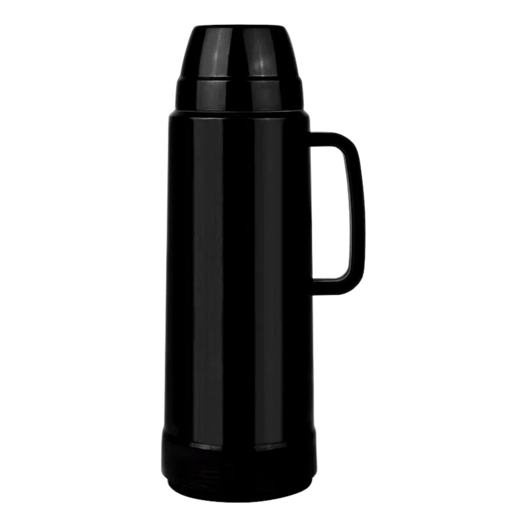 Garrafa Térmica Use Preta 1L - MOR - Ideal para Água, Café, 
