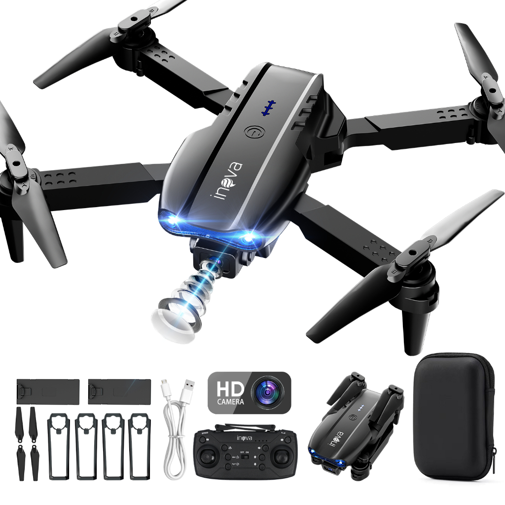 INOVA Drone Com Camera Drone Profissional 1080p Alta Distância Sensores ...