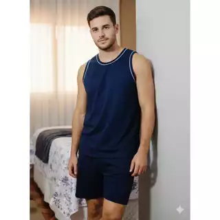 PIJAMA MASCULINO ADULTO REGATA em Oferta na Shopee