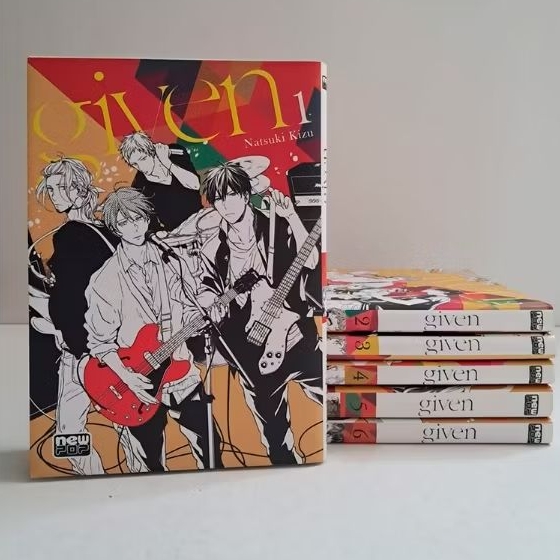 Mangá Given - Volumes 1 ao 7 - New Pop