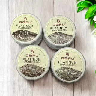 Kit Painting Gel Platinum 5g para Decoração com glitter de Unhas Acrigel DAFU em Oferta na Shopee