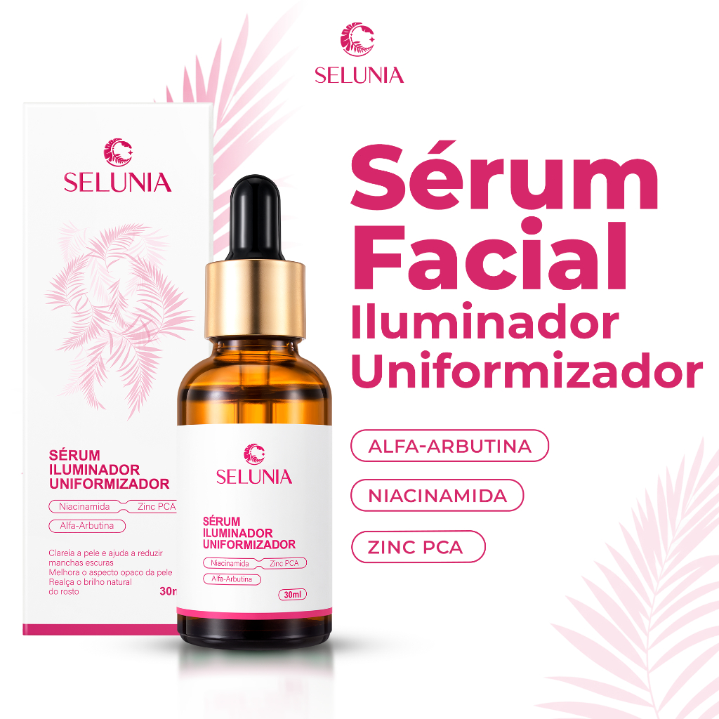 SELUNIA Sérum Facial Clareador lluminador Niacinamida+Zinc PCA+