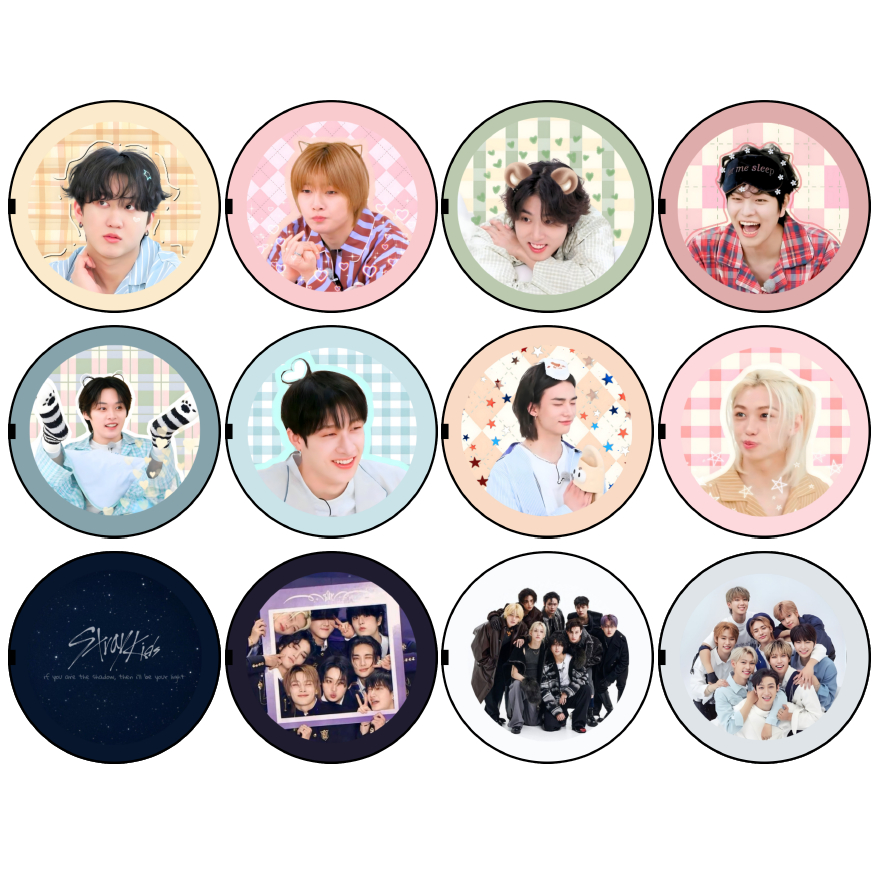 kit bóton button pin Stray kids kpop | Shopee Brasil