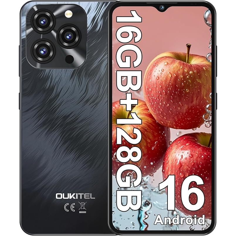 Celular Oukitel C3 4GB + 12GB Virtual - 128 GB 6.52