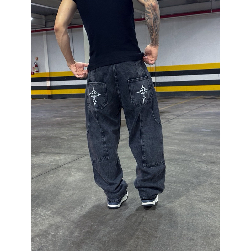Calça baggy trip side carpenter cruz streetwear estonada | Shopee