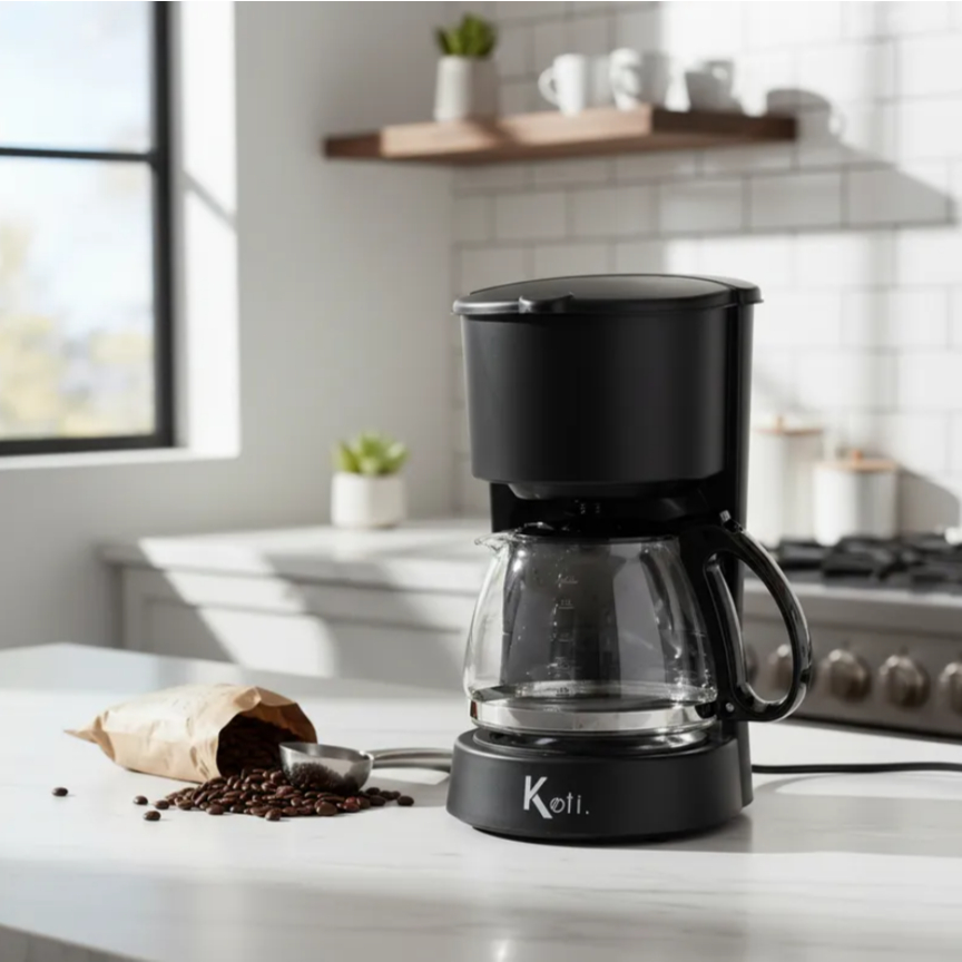 Cafeteira Elétrica CP15 650ml Vidro Preto Inox 127 e 220V