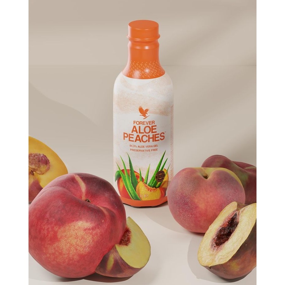 Aloe Bits N' Peaches Suco Pessego Aloe Vera (suco Forever