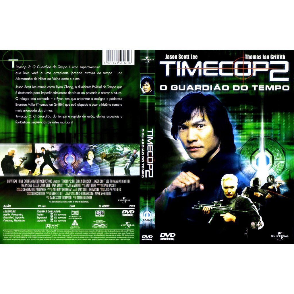 DVD Timecop 2 O Guardião do Tempo 2003 Dublado / Dual Áudio HD720p ...