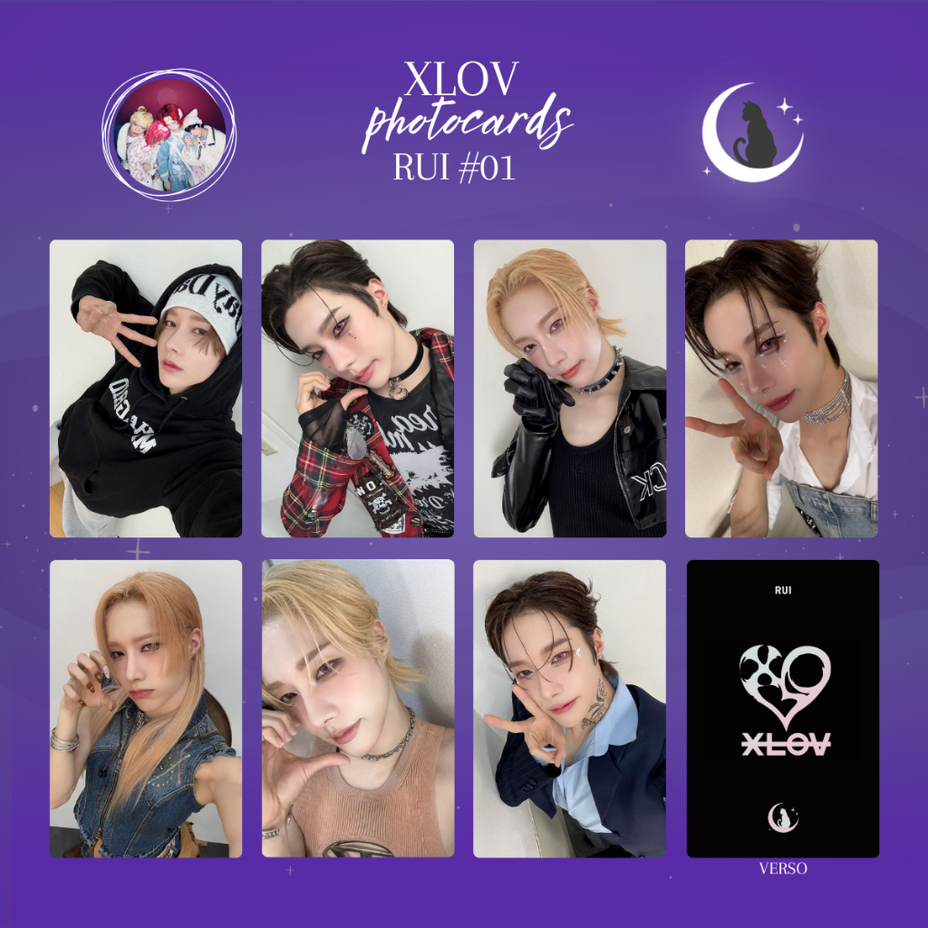 Rui (XLOV) - Kit de photocards fanmade | Shopee Brasil