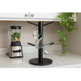 Suporte Organizador de Bancada para Cozinha | Porta Utensílios Moderno | Base Firme | Decorativo e Funcional