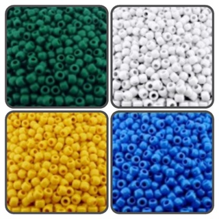 Miçanga Passante Terere 10mm Branco Verde Amarelo Azul 600pçs.. em Oferta na Shopee