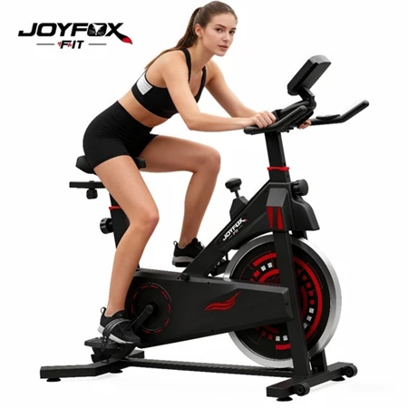 Bicicleta Ergométrica Spinning Com Roda De Inércia De 11kg Com Teste De Frequência Cardíaca Joyfox Fitness