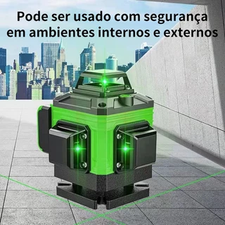8/12 Nivel a Laser Profissional Ajustável Nível 360 ° Laser Nível a Level Medição Da Linha De Ferramentas