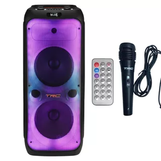 Caixa de Som Amplificada CT 1300 TRC Bateria 1300W com FM, Bluetooth, Microfone e Controle em Oferta na Shopee
