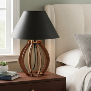 Kit 2 unidades Abajur La Finesse Cupula - Luminária Para Decoração Quarto e Sala — foto 2 — Achou Levou Brasil