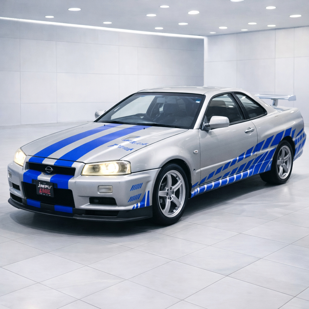Nissan Skyline GTR R34 Miniatura Colecionável Brian Velozes e