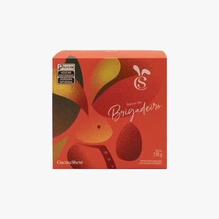 Cacau Show Caixa de Bombons Cubo Cacau Magia Brigadeiro 130g em Oferta na Shopee