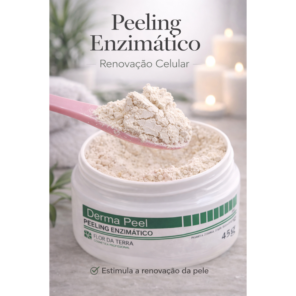 Derma Peel - Peeling Enzimático Flor da Terra 45g | Shopee Brasil