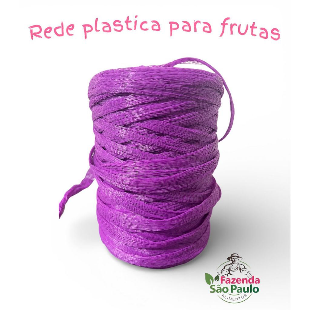 REDE PARA FRUTAS - ROLO EMBALAGEM HORTIFRUTI ROXA - REDE PLASTICA ...