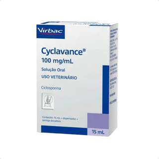 Cyclavance 100mg/mL Virbac Solução Oral 15ml Uso Veterinário em Oferta na Shopee