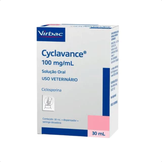 Cyclavance 100mg/mL Virbac Solução Oral 30ml Uso Veterinário em Oferta na Shopee