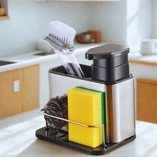 Porta Detergente Esponja Pia Cozinha Inox | Shopee Brasil