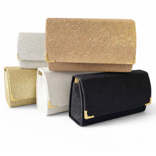 Bolsa carteira Bolsinha Feminina De Mão Couro Beleza Moda Festa Casamento Cinema Balada em Oferta na Shopee