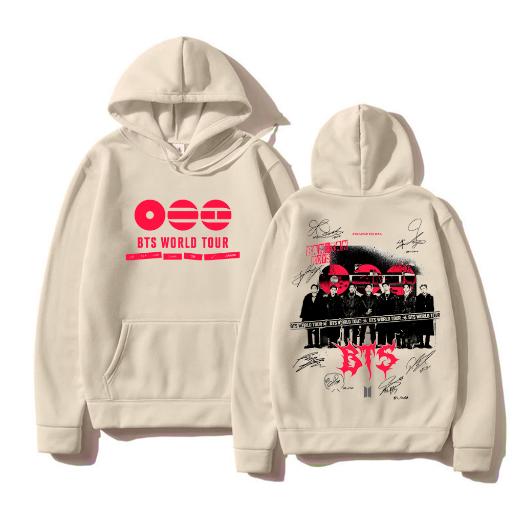 Blusa de Frio Moletom BTS World Tour Show Brasil 2026 Novo Album