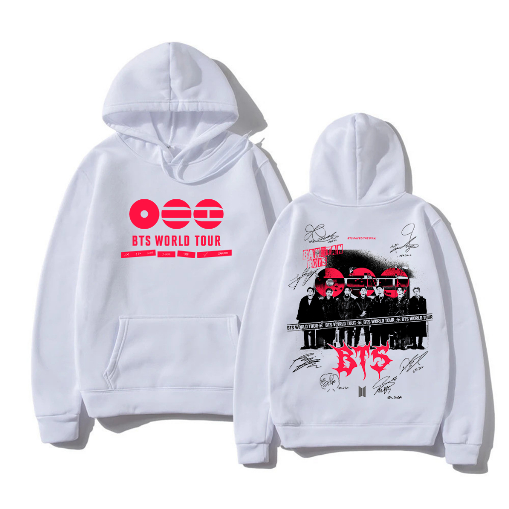 Blusa de Frio Moletom BTS World Tour Show Brasil 2026 Novo Album