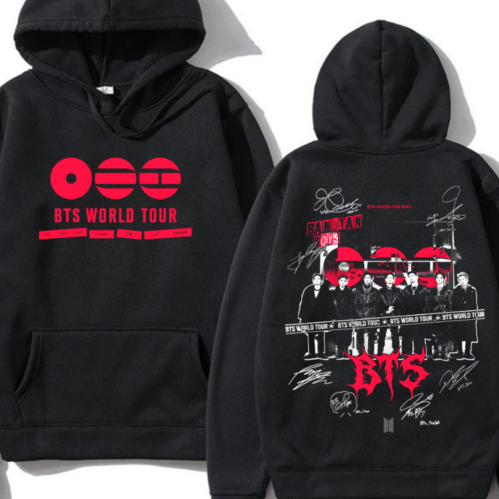 Blusa de Frio Moletom BTS World Tour Show Brasil 2026 Novo Album