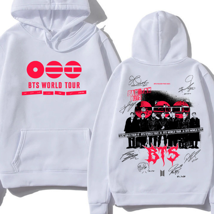 Blusa de Frio Moletom BTS World Tour Show Brasil 2026 Novo Album