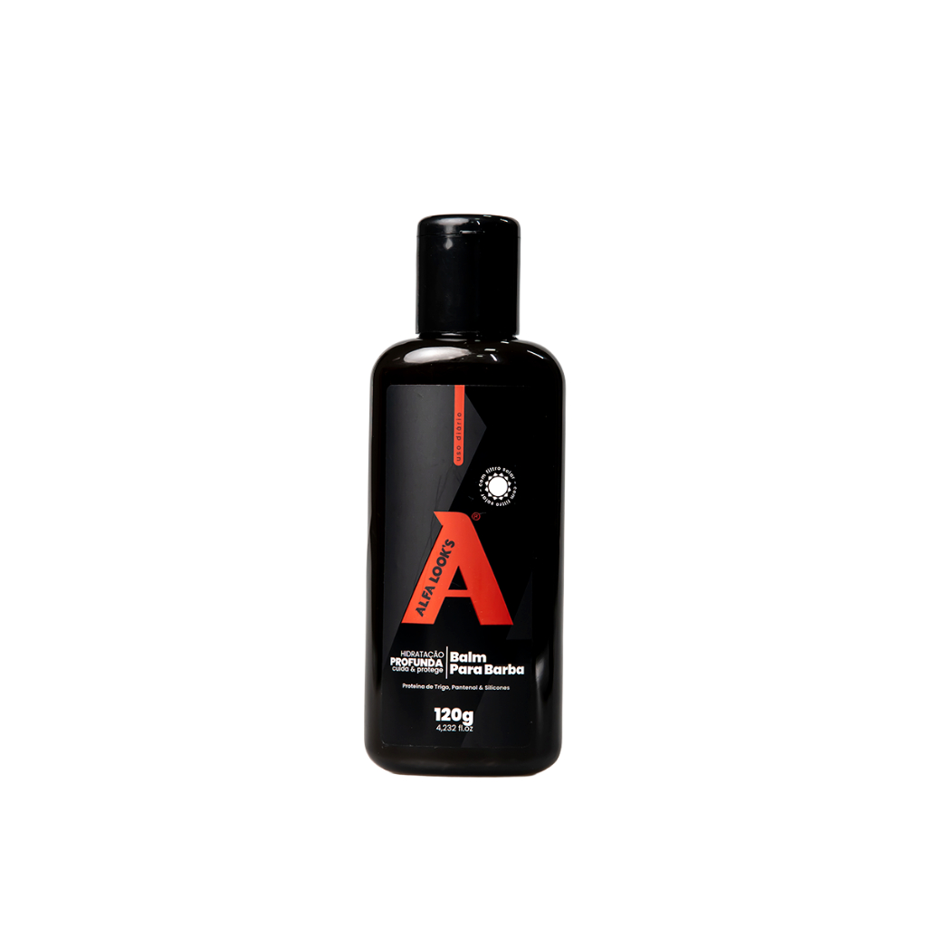 BALM PARA BARBA 120G ALFA LOOK'S - 6 UNIDADES - BALM BARBA ATACADO REVENDA