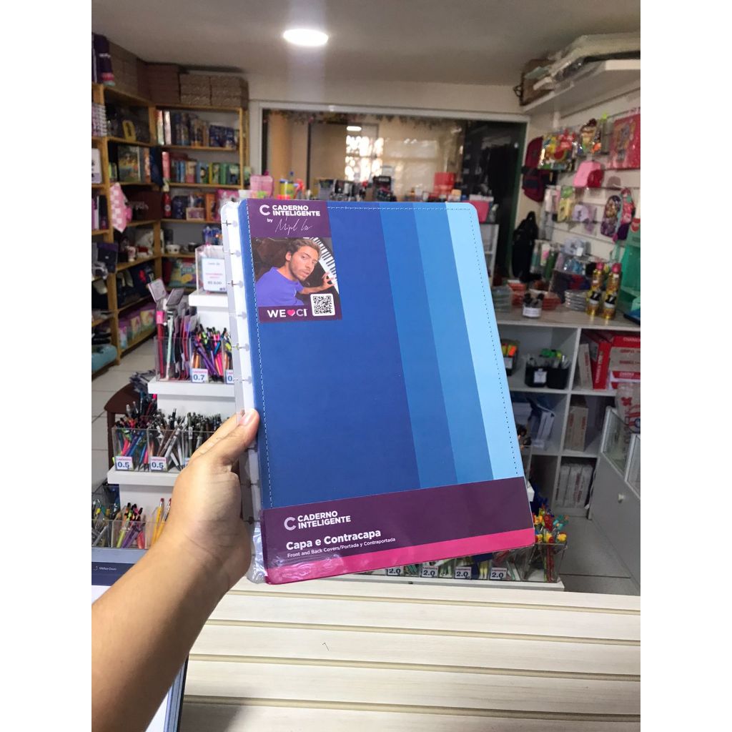 Capa e Contra Capa Grande Blue Creative Journal by Miguel Luz Caderno ...