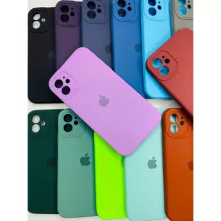 CAPINHA CASE PARA IPHONE 11 NORMAL A SILICONE INTERIOR AVELUDADA COM CÂMERA FECHADA....