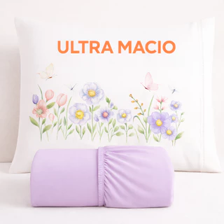 Jogo de Lençol Ultra Macio com Fronha Estampada | Micropercal Confortável | Todos os Tamanhos em Oferta na Shopee