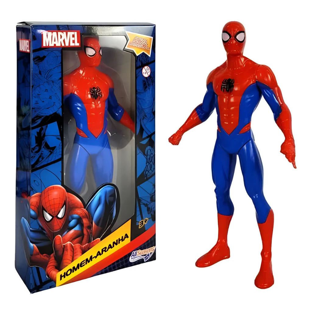 Boneco Homem Aranha 22cm Vingadores Articulado - Marvel, Herois ...